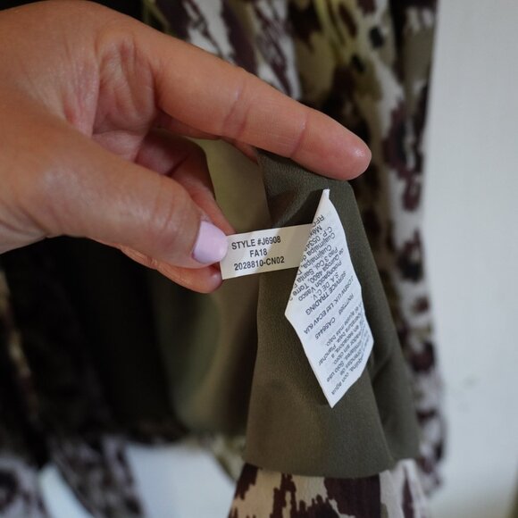 J. Crew Wrap Dress Animal Print - Picture 10 of 13